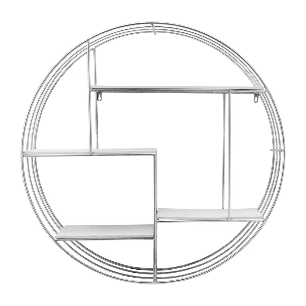 FINCHWAY SILVER WALL SHELF 32 (IN)