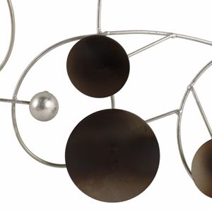 SOLLAKE SILVER METAL WALL 18 (IN) 5