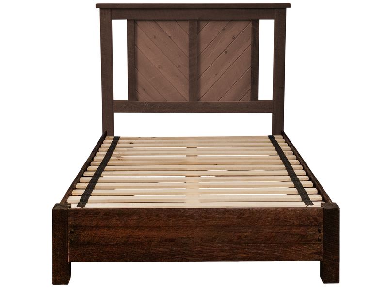 WoodShop Carriage House Bed with Rail System - Cal King 5