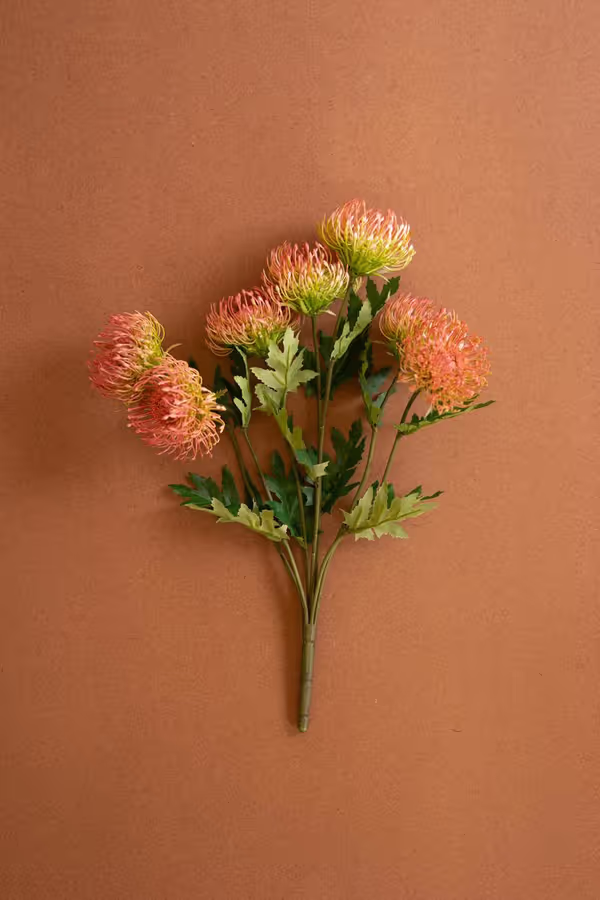 Artificial Antique Blush Pincushion Protea