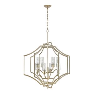 Cheswick 36'' Wide 8-Light Chandelier - Aged Silver 2