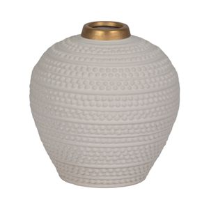 ROWANLAKE WHITE VASE 8 (IN) 1