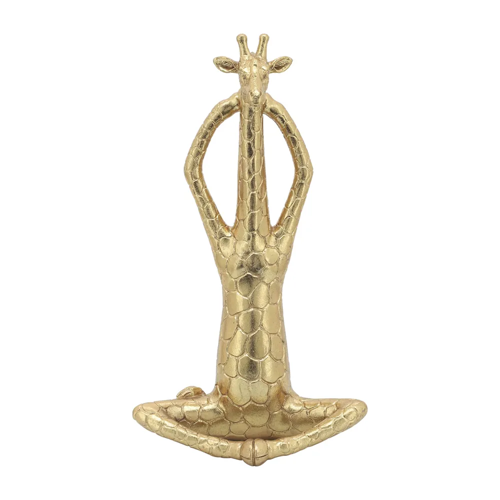 DRAPERWOOD SET OF 3 GOLD DECOR 12 (IN)