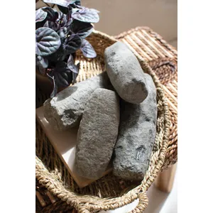 Set of 4 Hand-Carved Stone Pestles 1