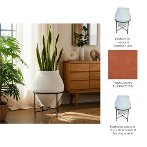 RUTHRUN IVORY PLANTER 29 (IN) 11
