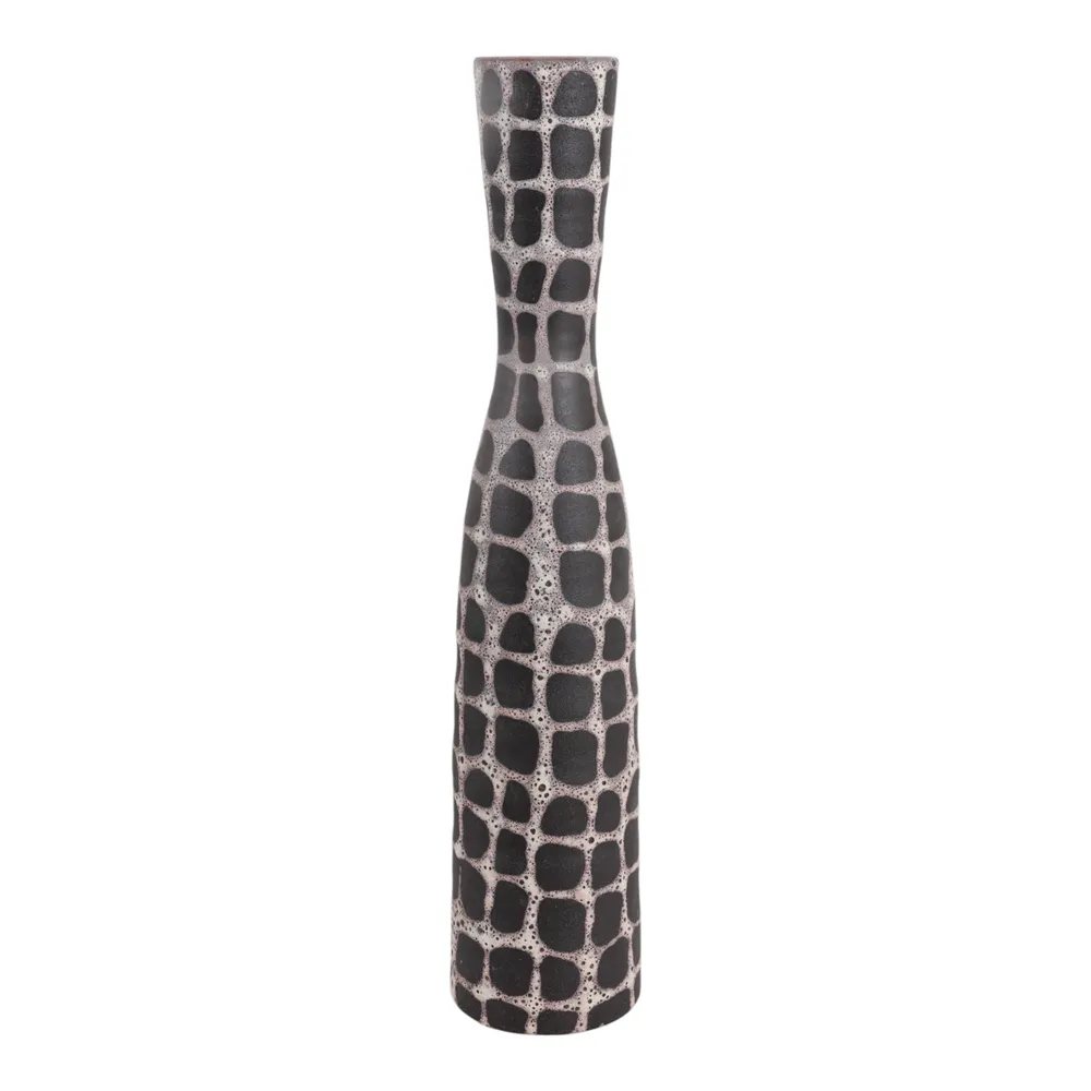 GAINES BLACK VASE 25 (IN)