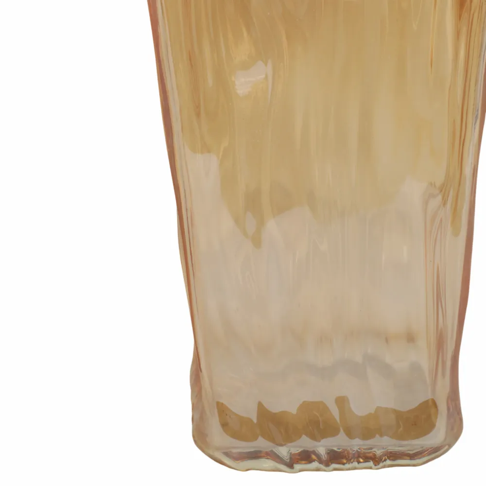 CLAYMORE BROWN GLASS VASE 15 (IN)