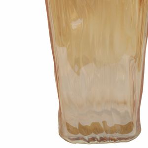 CLAYMORE BROWN GLASS VASE 15 (IN) 6