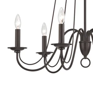 Monroe 30'' Wide 6-Light Chandelier - Oil Rubbed Bronze 4