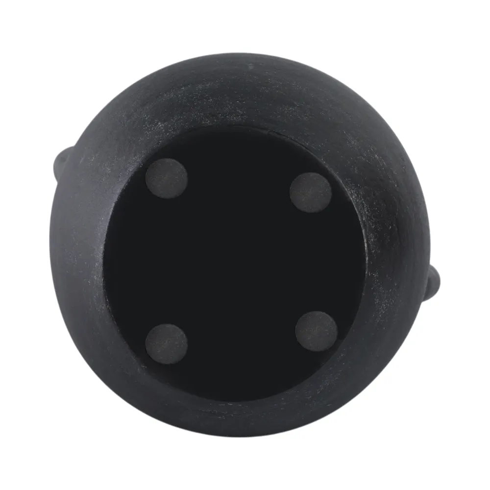 SHERMANCLIFF BLACK VASE 12 (IN)