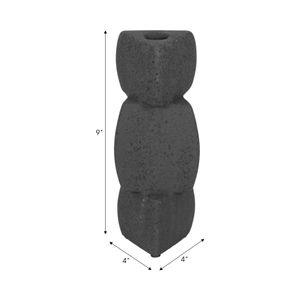 ENNISVALE BLACK CANDLE HOLDER 9 (IN) 8
