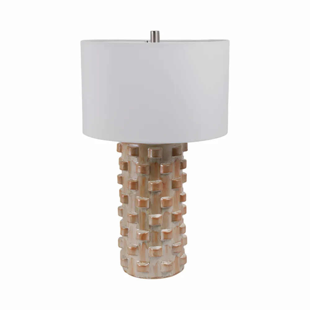 HILTONPORT WHITE LAMP 27 (IN)