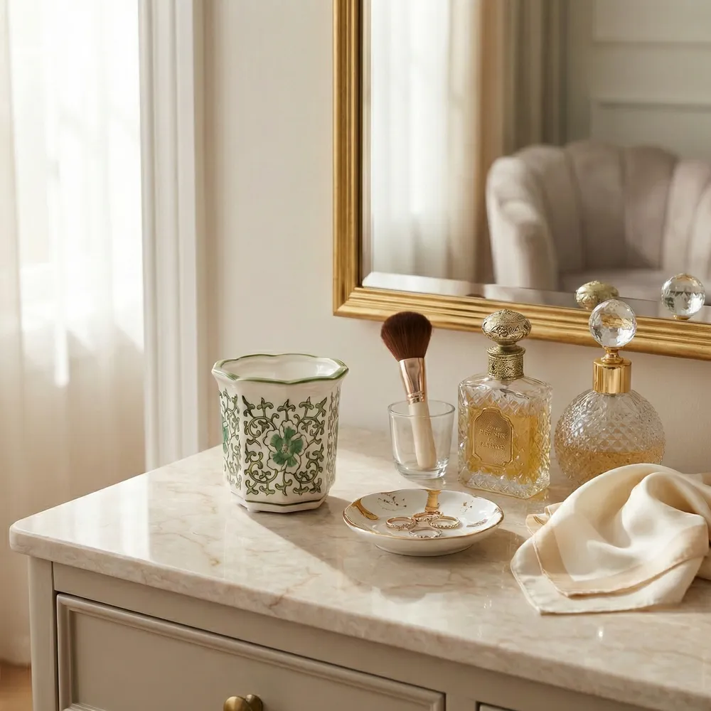 REESEMORE GREEN CANDLE 4 (IN)