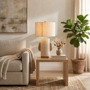 STORMHOLM IVORY LAMP 24 (IN) 12