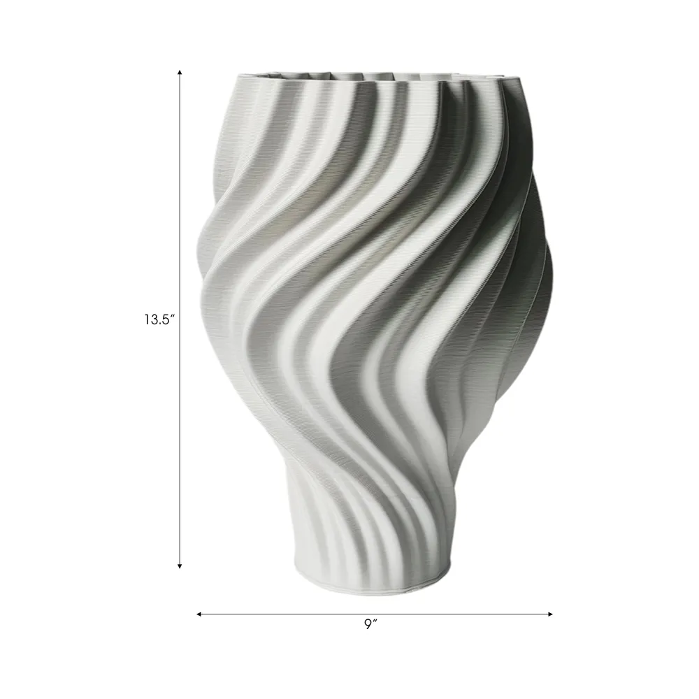 COVEHOLM WHITE VASE 14 (IN)
