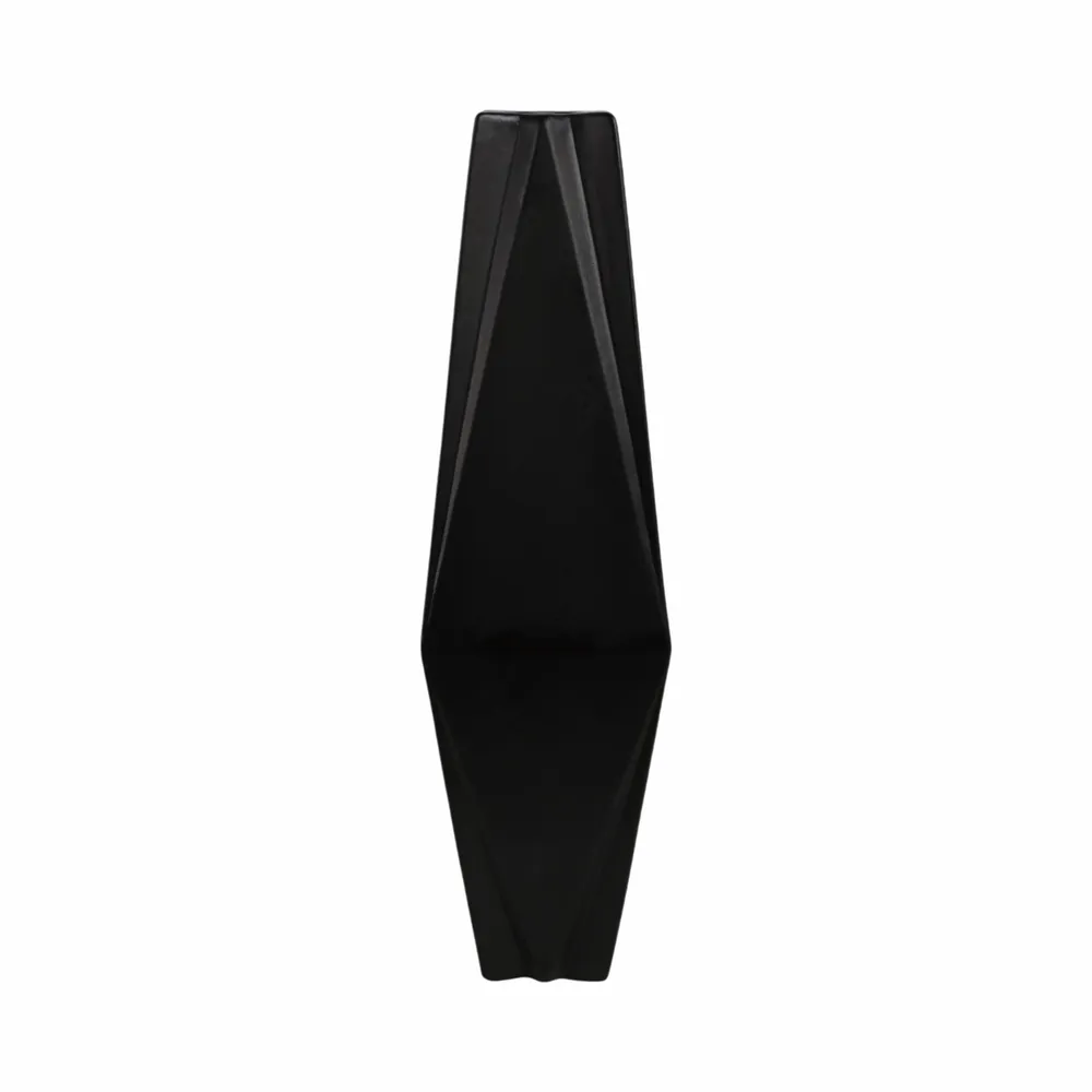 TARASIDE BLACK VASE 26 (IN)