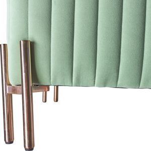 ARNETTPARK GREEN OTTOMAN 18 (IN) 6