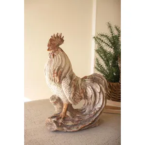 Faux Concrete Rooster 6