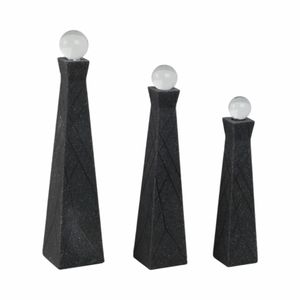 WESTONRUN SET OF 3 BLACK DECOR 14 (IN) 3