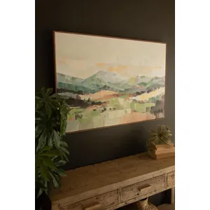 Framed Mountain Landscape Painting 5