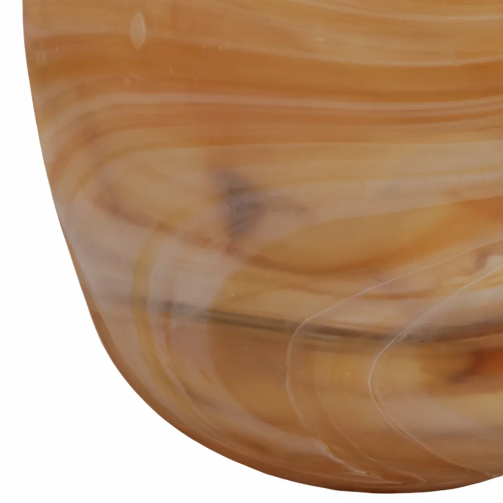 BARTONWOOD BROWN GLASS VASE 14 (IN)
