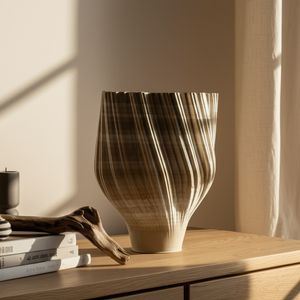 SYLVANTON TAN VASE 18 (IN) 2