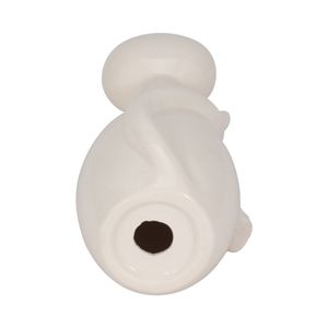 9" SITTING KITTY, WHITE/GOLD 8