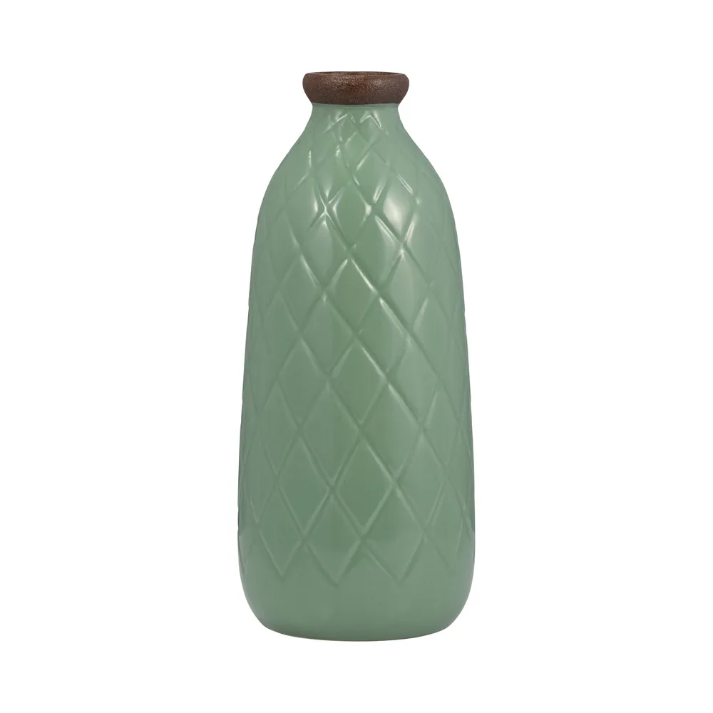 EMMONSFORD GREEN VASE 12 (IN)