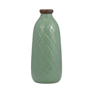 EMMONSFORD GREEN VASE 12 (IN) 4
