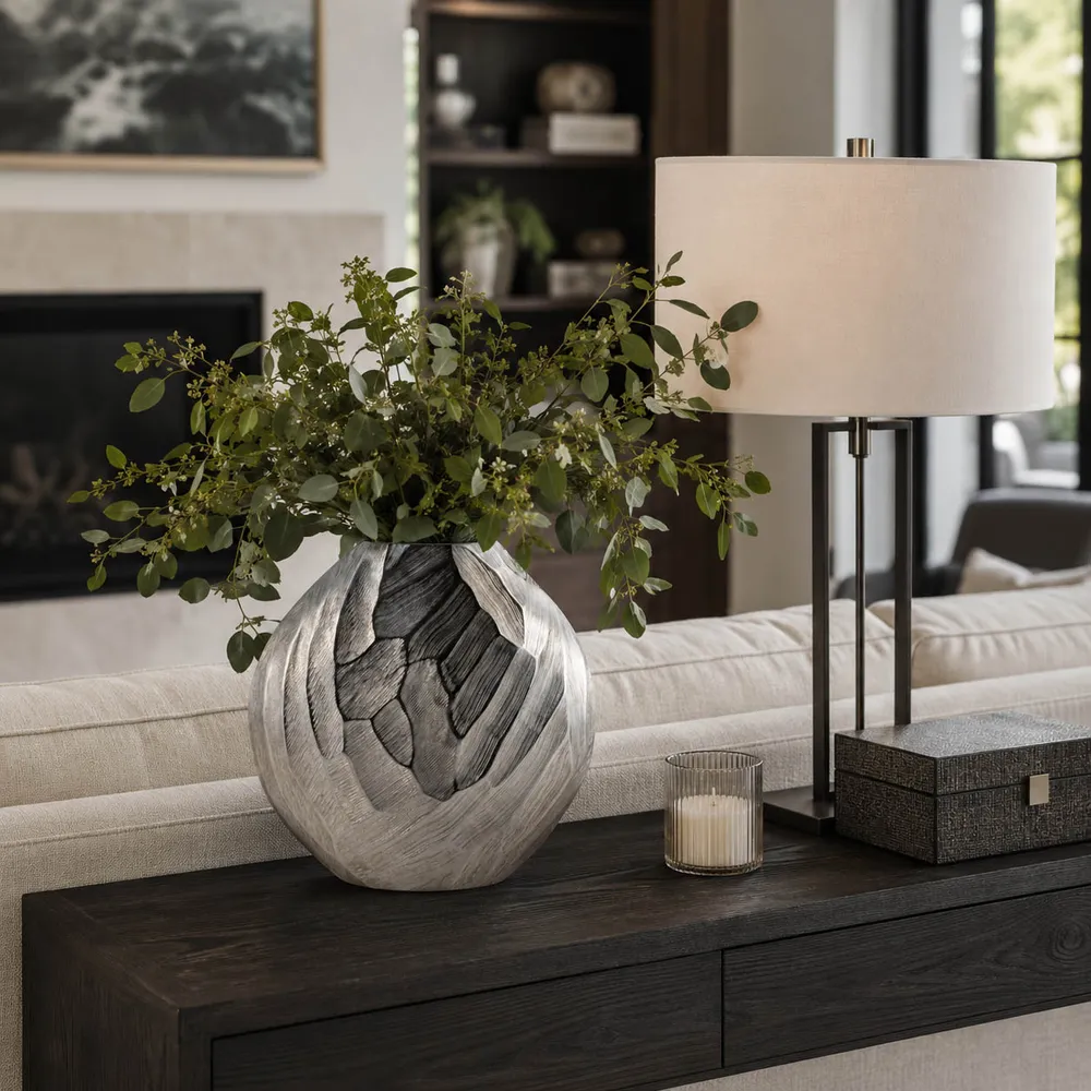 ARLENCLIFF SILVER VASE 11 (IN)