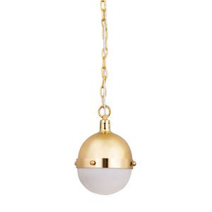 Harmelin 7'' Wide 1-Light Mini Pendant - Satin Brass 2