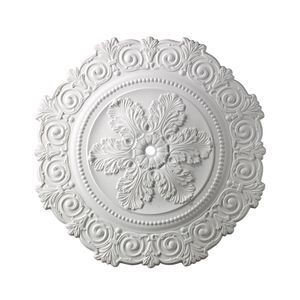 Marietta 33'' Wide Medallion - White 1