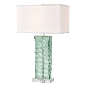 Arendell 30″ High 1-Light Table Lamp - Light Green 1
