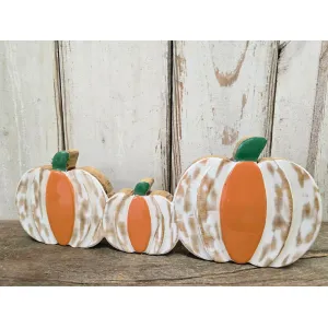 Enamel Pumpkin Trio 15.5x6in 1