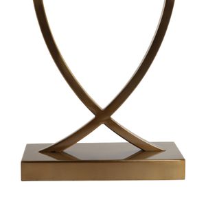 OLIVERHAVEN GOLD CANDLE HOLDER 31 (IN) 6