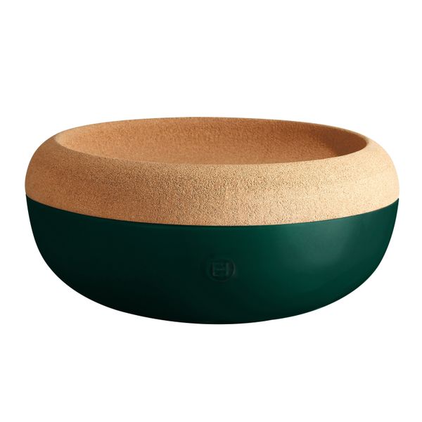 EMILE HENRY Large Storage Bowl, 6.5L/6.9qt, 14.2x14.2x6.1"/36x36x15.5cm, Cedar