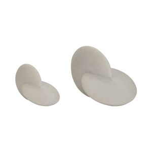 EVERTONSTONE SET OF 2 WHITE DECOR 8 (IN) 3