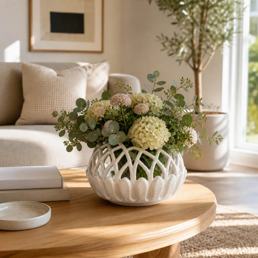 CHESTERMOOR WHITE PLANTER 7 (IN)