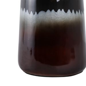 GRAYDONWIND BROWN GLASS VASE 26 (IN) 6