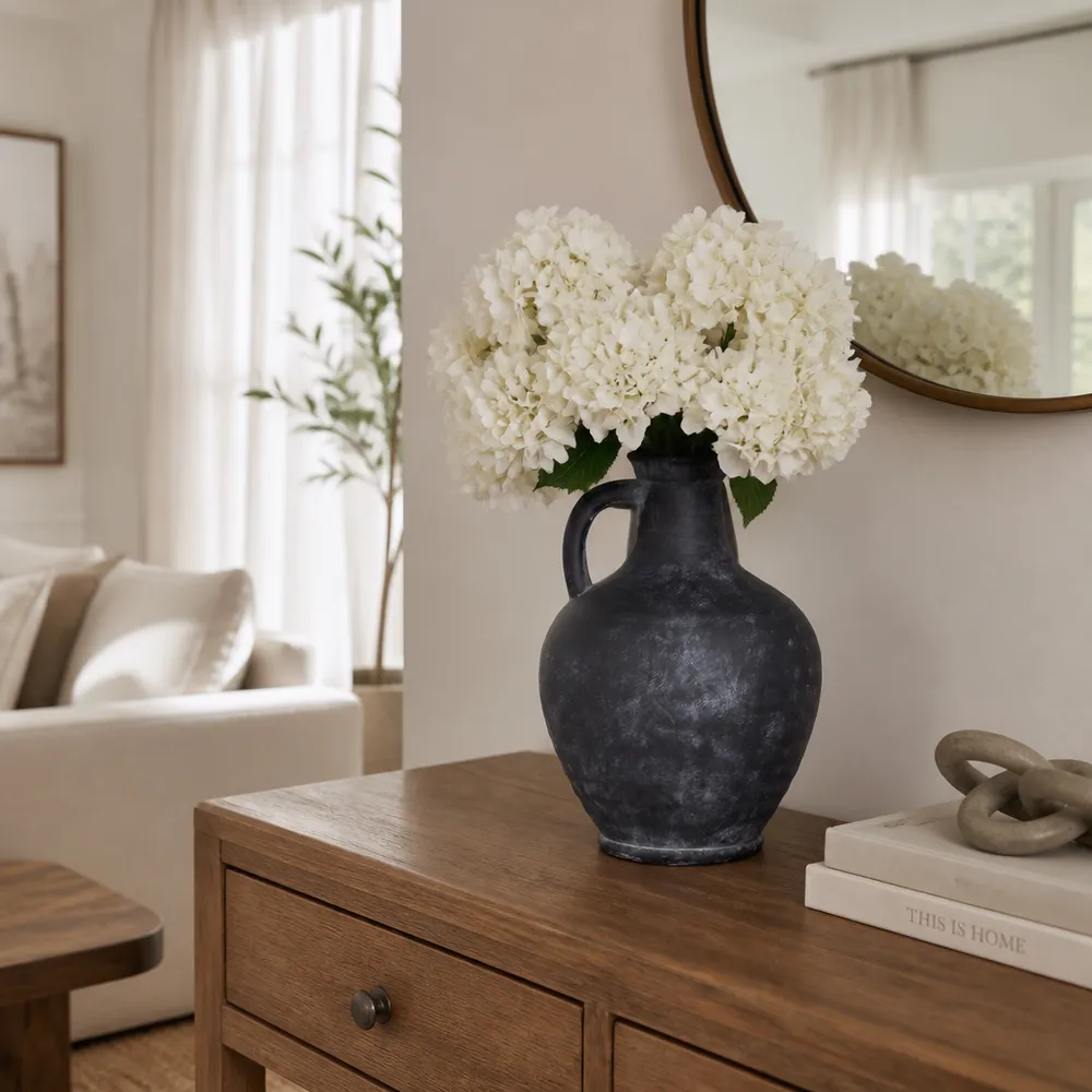 PAXTONHOLM BLACK VASE 12 (IN)