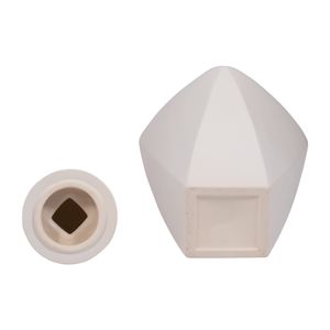 HALTONWORTH WHITE VASE 19 (IN) 8