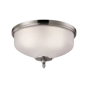 Jackson 15'' Wide 3-Light Flush Mount - Brushed Nickel 1