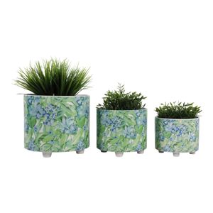 HARMONWIND SET OF 3 BLUE PLANTER 11 (IN) 3