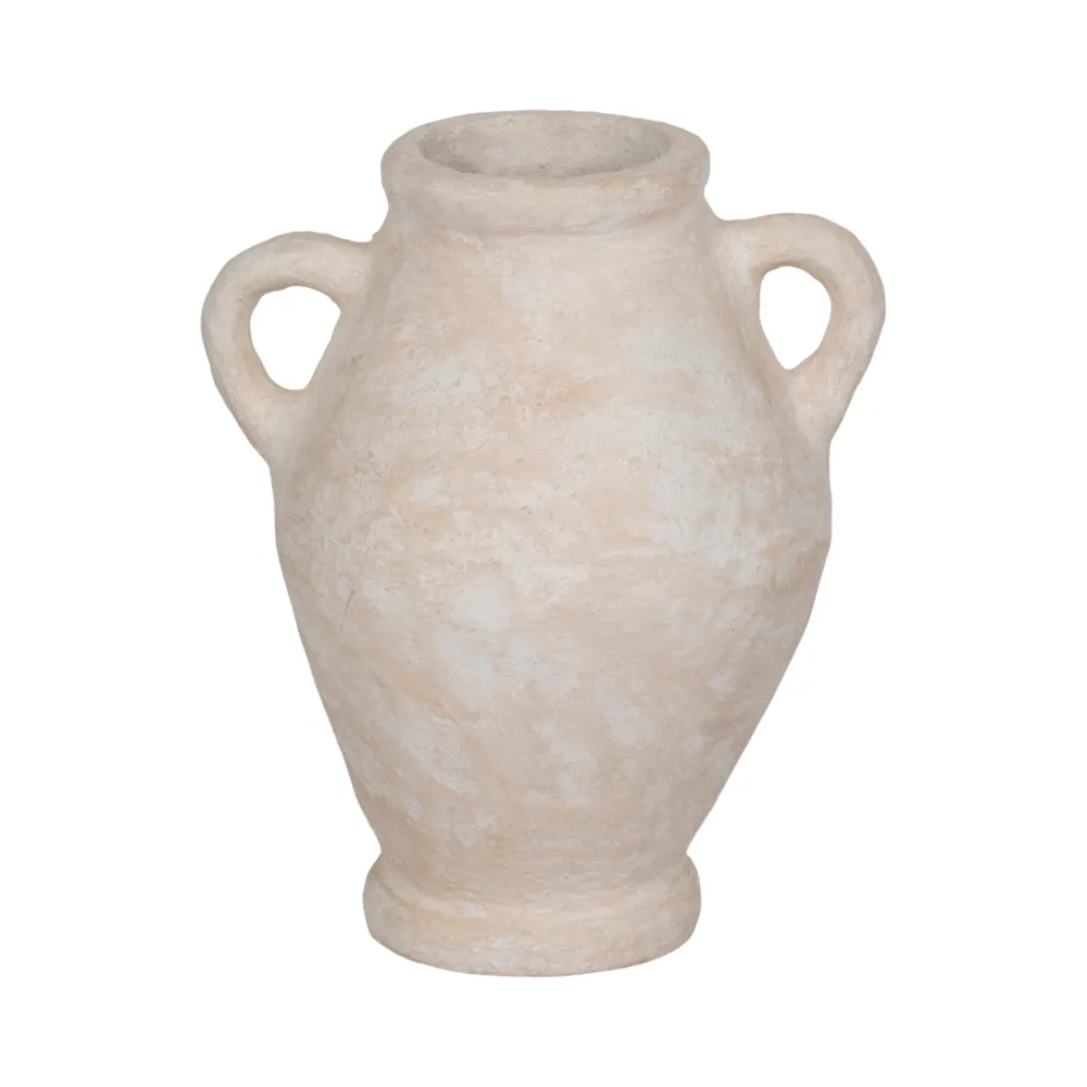 NATESTONE WHITE VASE 24 (IN)