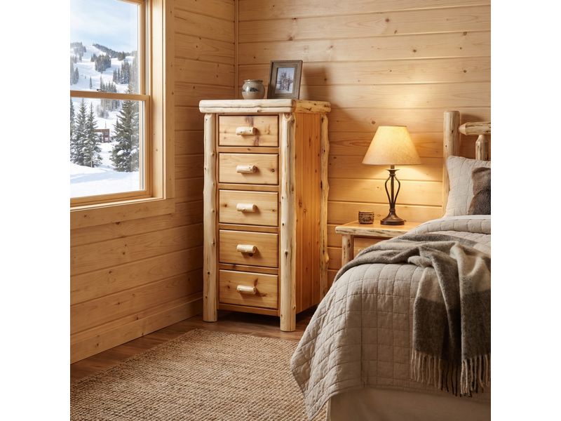 Cedar Log Storage Chest - Standard - Vintage 1