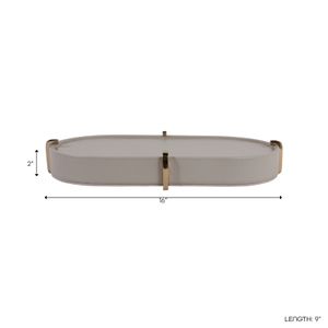 HAROLD IVORY TRAY 2 (IN) 10