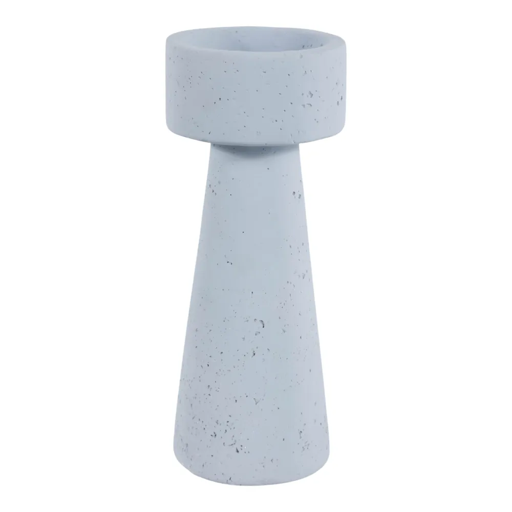 CARLIN BLUE CANDLE HOLDER 10 (IN)