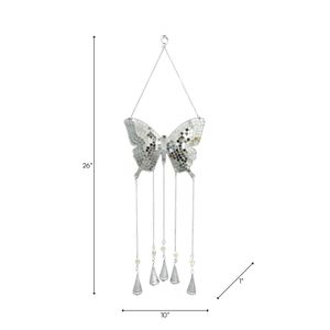 NOVASIDE SILVER WIND CHIME 27 (IN) 8