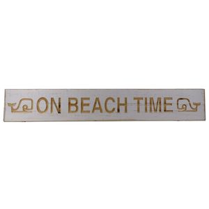 31-1/2" ON BEACH TIME WALL SIGN 1