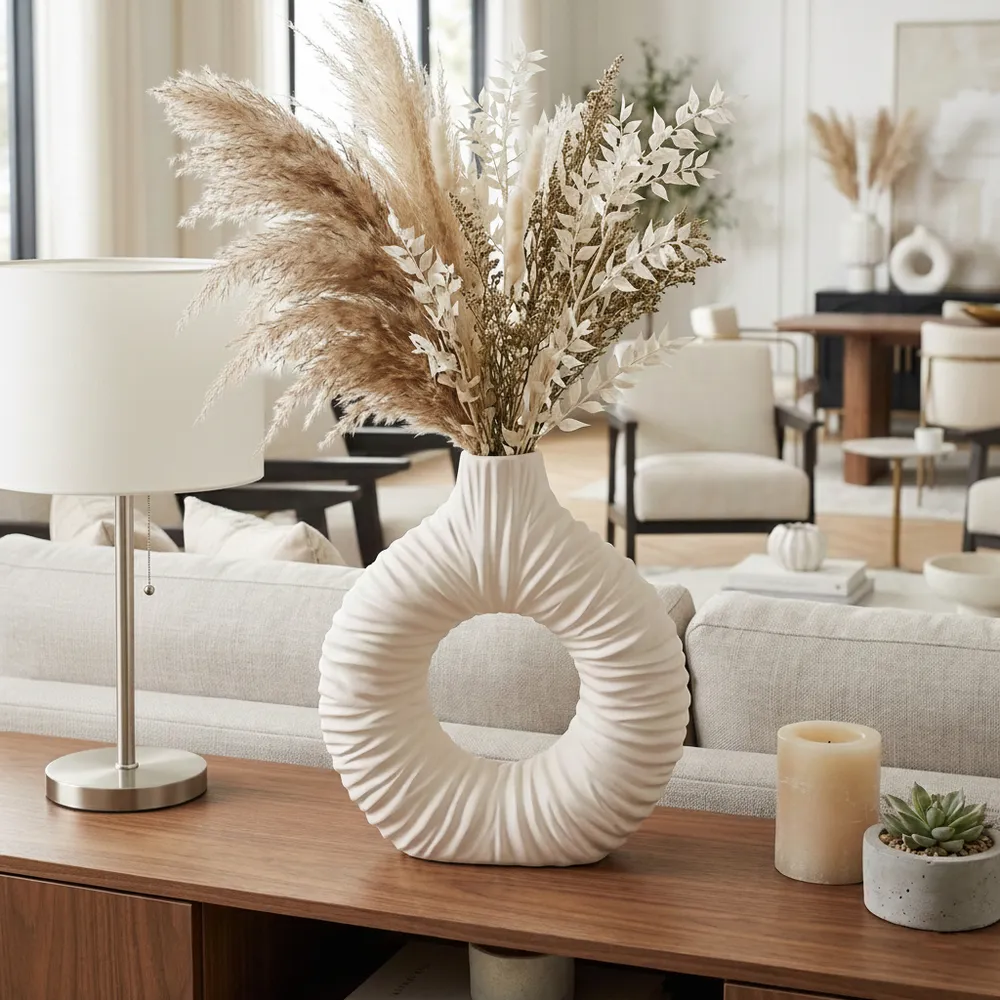 CANTONGATE IVORY VASE 12 (IN)